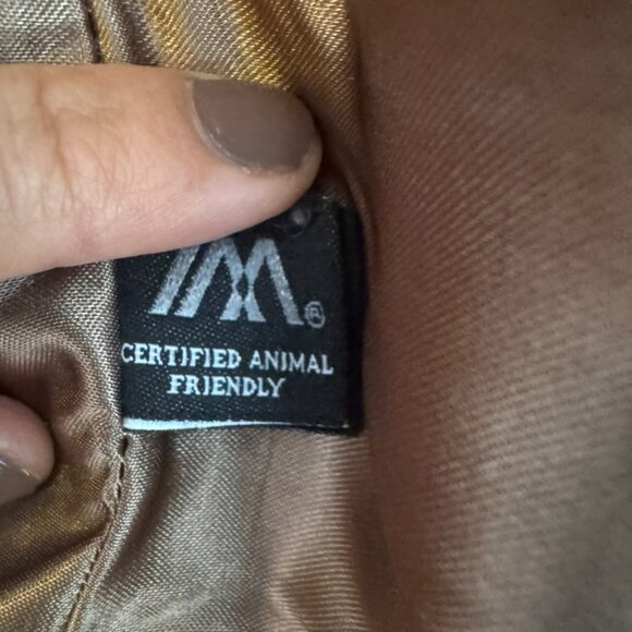 Luxury Faux Fur Vest With Tag Certified Animal Friendly Size S - Picture 5 of 7